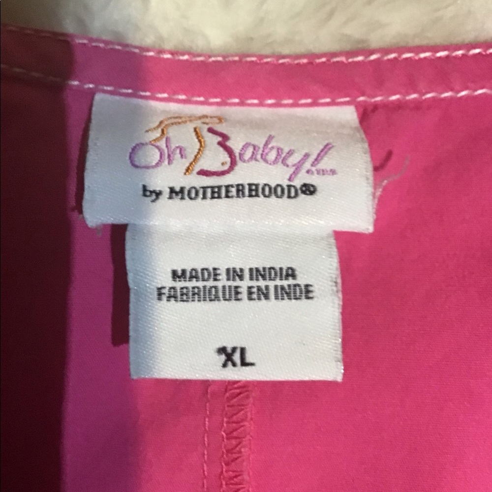 Women’s size extra large motherhood maternity dress hot pink - Picture 6 of 10